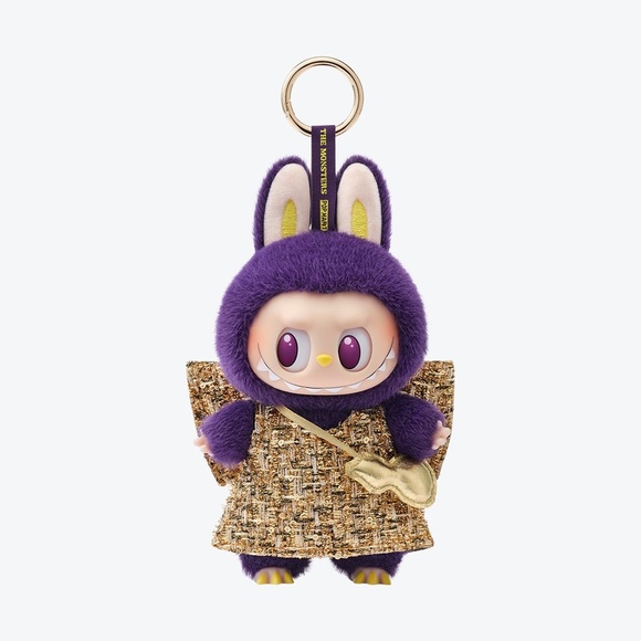 [NEW] POPMART LABUBU×PRONOUNCE WINGS OF FORTUNE Vinyl Plush Keychain Bag Charm - Picture 10 of 11